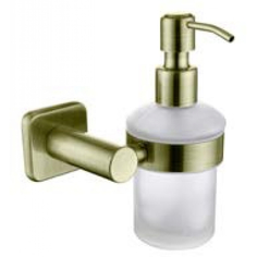 Дозатор для жидкого мыла настенный (стекло) бронза (цинк) (KH-4710) Kaiser