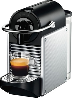 Кофемашина капсульная Delonghi Nespresso Pixie EN124.S серебристый