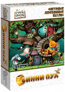 Страна сказок Фигурный деревянный пазл "Винни Пух" 8281 Нескучные игры