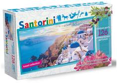 Фигурный деревянный пазл "Travel collection" о.Санторини, Греция 8273 Нескучные игры