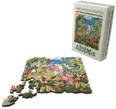 Фигурный деревянный пазл "Зов Джунглей" 8373 Нескучные игры