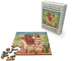 Фигурный деревянный пазл "Ла-ла-лама" 8318 Нескучные игры