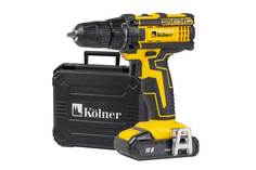 Дрель-шуруповерт аккумуляторная Kolner KCD 18/2LC
