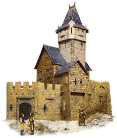 Сборная модель УмБум "Охотничий замок" Средневековый город 294