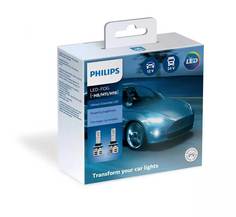Лампа автомобильная Philips Ultinon Essential LED Fog H11/H8/H16 12V LED 6500K, 2шт, 11366UE2X2