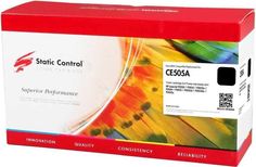 Картридж лазерный Static Control 002-01-VE505A CE505A черный (2300стр.) для HP LJ P2055/P2035