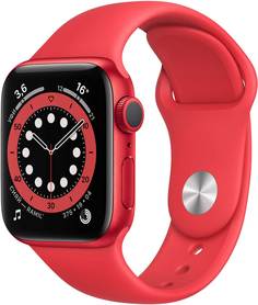 Умные часы Apple Watch Series 6 44mm Red Aluminium Case with Red (M00M3RU/A)