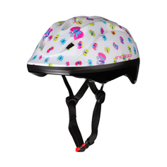 Вело Шлем детский INDIGO BUTTERFLY 8 вент. отверстий, IN071, Белый, M
