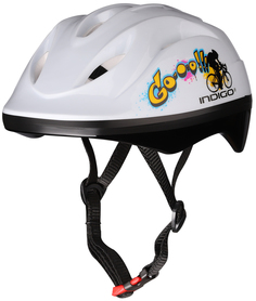 Вело Шлем детский INDIGO GO 8 вент. отверстий, IN071, Белый, M