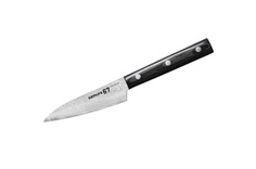 Нож Samura овощной 67, 9,8 см, дамаск 67 слоев, микарта