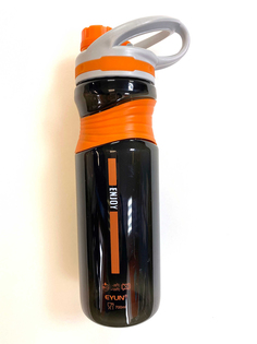 Бутылка для воды YY-756 750 мл Черно-оранжевый Noname