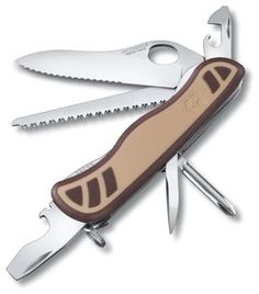 Нож Victorinox Trailmaster Desert Camouflage, 111 мм, 10 функций, бежевый/коричневый