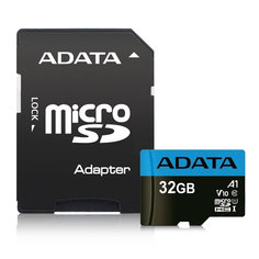 Карта памяти Adata micro SDHC 32Gb Premier UHS-I U1 V10 A1 + ADP (85/25 Mb/s)