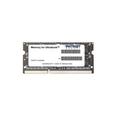 Память SO-DIMM DDR3 Patriot 4Gb 1600MHz (PSD34G1600L2S) Патриот
