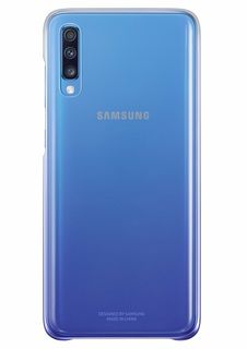 Чехол (клип-кейс) Samsung Galaxy A70 Gradation Cover фиолетовый (EF-AA705CVEGRU)