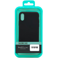 Чехол BoraSCO Sillicone Case матовый для Apple iPhone 12 Pro/ iPhone 12 Max черный