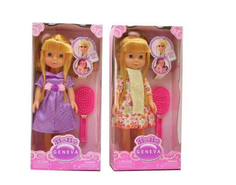 Кукла с аксессуарами в коробке.(28см) В комплекте:кукла+расческа 12121A Noname