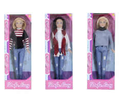 Кукла 29см Модница в брюках и свитере в ассортименте в короб 8366 Defa Lucy