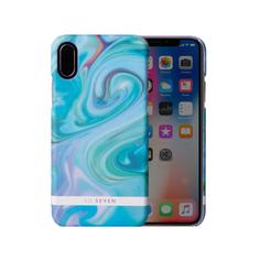 Чехол-накладка So Seven Carrare для Apple iPhone X/XS голубой