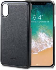 Чехол-накладка Celly Magnetic Cover (подх.д/магн.держ.) Apple iPhone X/XS чёрный