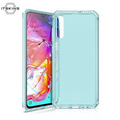 Чехол антибактериальный ITSKINS SPECTRUM CLEAR для Samsung Galaxy A70 голубой