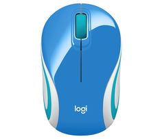 Мышь Logitech Wireless Mini Mouse M187 Blue USB