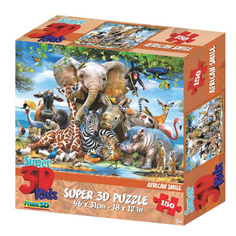 Пазл 3D "Улыбка Африки" 150 элементов 10873/PR10873