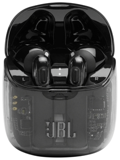 Наушники jbl Tune 225 TWS Ghost Edition прозрачный/черный (JBLT225TWSGHOSTBLK)