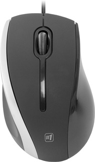 Мышь Defender MM-340 черный+серый