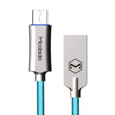 Кабель Mcdodo Auto Power Off, USB - MicroUSB, поддерж.QC 4.0, 1 метр, голубой