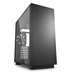 Корпус игровой Sharkoon PURE STEEL чёрный (ATX, закаленное стекло)