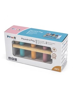 Стучалка-забивалка "Белый мишка" в коробке 44009 Viga