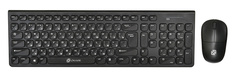 Набор клавиатура+мышь Oklick 220M черный