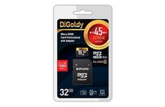 Карта памяти DiGoldy MicroSDHC 32Gb Class 10 UHS-I Extreme DG032GCSDHC10UHS-1-ElU1 + adapter