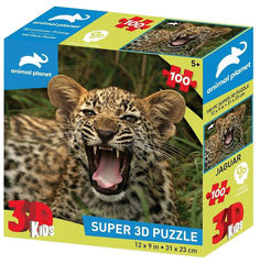 Пазл 3D "Маленький ягуар" 100 элементов PR13702-D