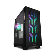 Корпус Sharkoon Elite Shark CA300T RGB led чёрный
