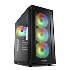Корпус Sharkoon TG6M RGB led чёрный