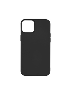 Чехол силиконовый Alwio для iPhone 13 (6.1"), soft touch, чёрный