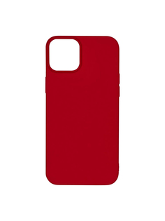 Чехол силиконовый Alwio для iPhone 13 (6.1"), soft touch, красный
