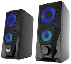 Колонки Oklick OK-127 2.0 черный 6Вт