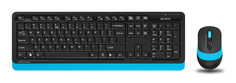 Набор клавиатура+мышь A4Tech Fstyler FG1010 черный/синий