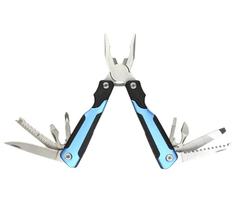 Мультитул Stinger MT-A017, бирюзовый, 15 инструментов, нейлоновый чехол