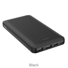 Внешний аккумулятор Hoco Power Bank J48 Intelligent Balance 10000mAh Black