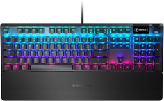 Клавиатура Steelseries Apex 5 RU механическая черный USB Multimedia for gamer LED (подставка для запястий)