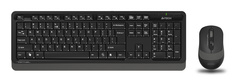 Набор клавиатура+мышь A4Tech Fstyler FG1010 черный/серый