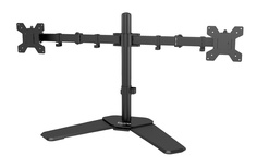 Кронштейн для мониторов ЖК Buro M042 черный 17"-27" макс.8кг крепление к столешнице поворот и наклон
