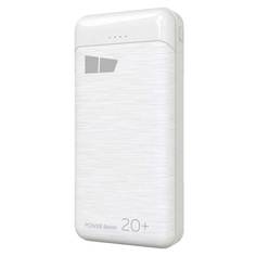 Внешний аккумулятор More choice PB33-20 20000mAh 2USB 2.1A White