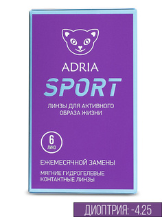 Контактные линзы Morning Q55 Adria Sport (6 pack) R 8,6 D -4,25 6 шт