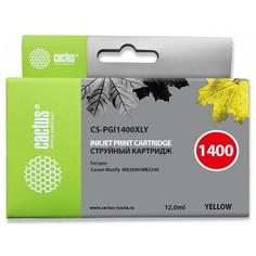 Картридж Cactus CS-PGI1400XLY желтый