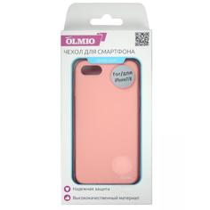 Чехол Olmio Velvet для iPhone 7/8 Plus (нежно-розовый)